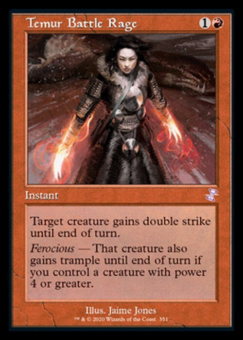 Temur Battle Rage ~ Time Spiral Remastered [ Excellent ] [ Magic MTG ]