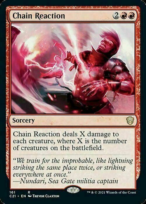 Chain Reaction ~ Commander: Strixhaven [ NearMint ] [ Magic MTG ]