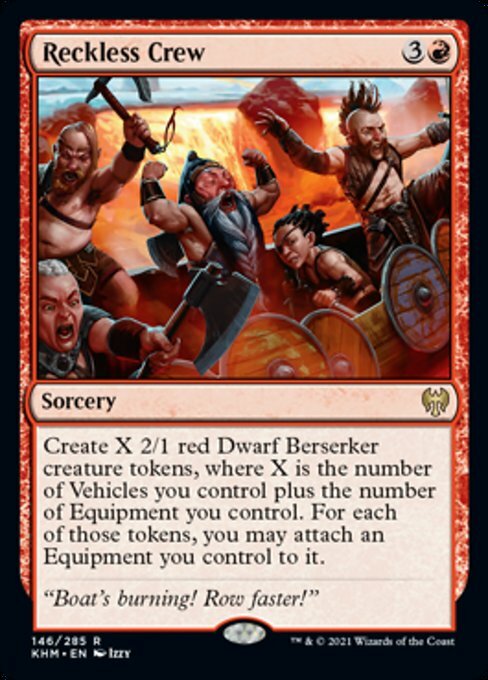 Reckless Crew ~ Kaldheim [ NearMint ] [ Magic MTG ]
