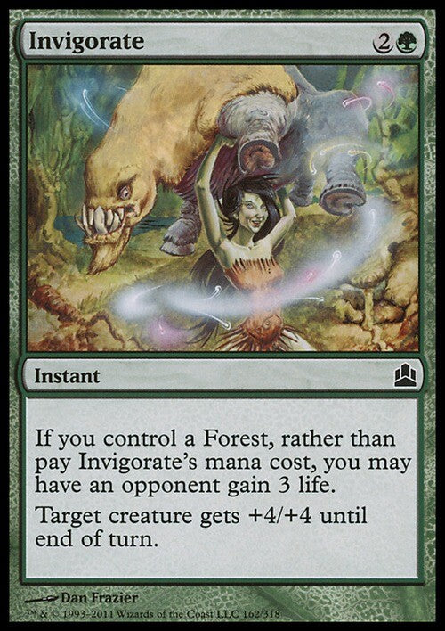 Invigorate ~ Commander 2011 [ Excellent ] [ Magic MTG ]