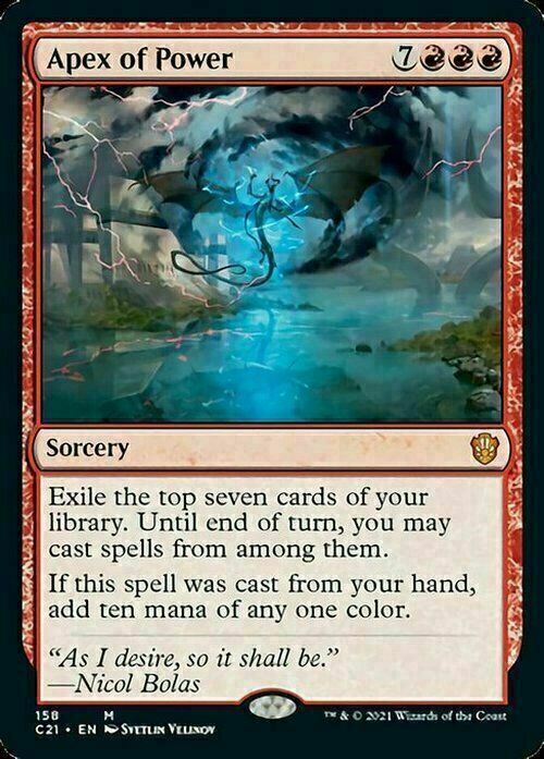 Apex of Power ~ Commander: Strixhaven [ NearMint ] [ Magic MTG ]
