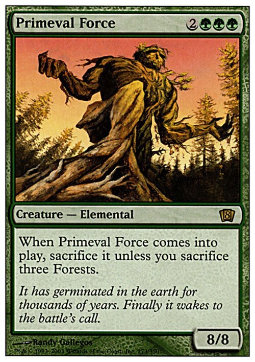 Primeval Force ~ Eighth Edition [ PLAYED ] [ Magic MTG ]