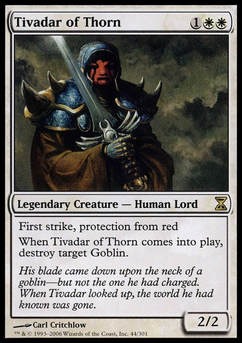 Tivadar of Thorn ~ Time Spiral [ Excellent ] [ Magic MTG ]