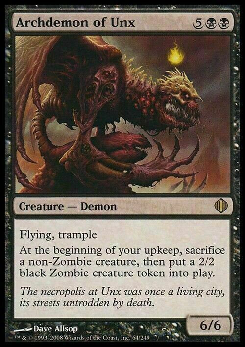 Archdemon of Unx ~ Shards of Alara [ Excellent ] [ Magic MTG ]