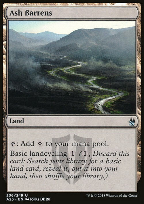 Ash Barrens ~ Masters 25 [ Excellent ] [ Magic MTG ]
