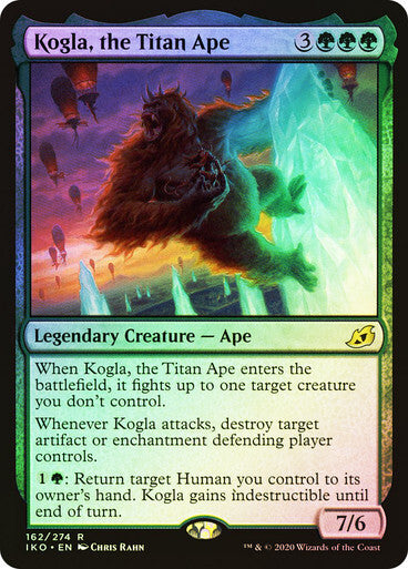 FOIL Kogla, the Titan Ape ~ Ikoria: Lair of Behemoths [ EX ] [ Magic MTG ]
