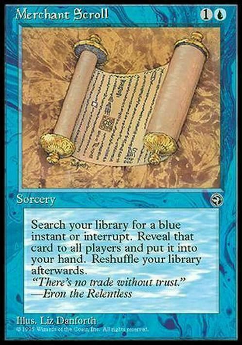 Merchant Scroll ~ Homelands [ Excellent ] [ Magic MTG ]