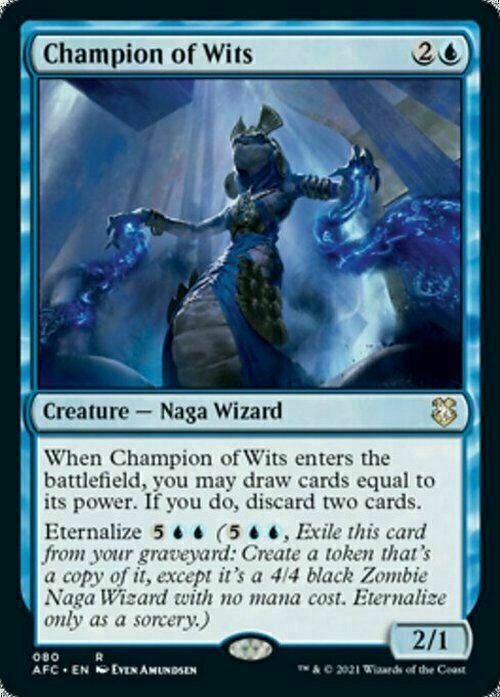 Champion of Wits ~ Commander: Adventures in the Forgotten Realms [ NM ]