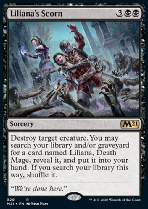 Liliana's Scorn ~ Core 2021 [ Excellent ] [ Magic MTG ]