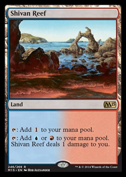 Shivan Reef ~ Magic 2015 [ Excellent ] [ Magic MTG ]