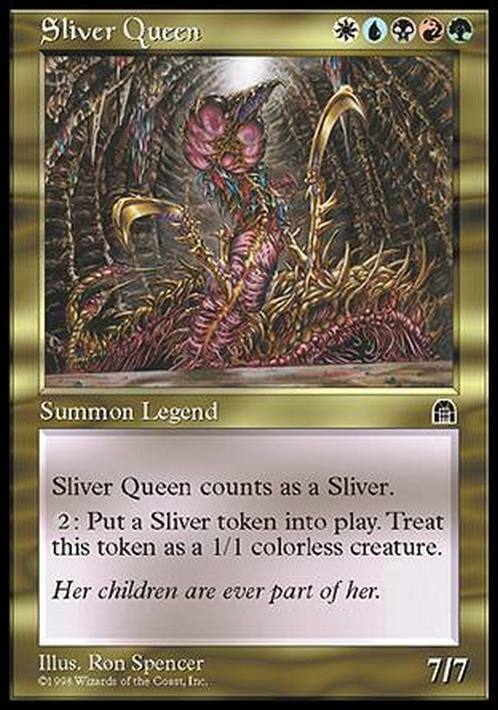 Sliver Queen ~ Stronghold [ MODERATELY PLAYED ] [ Magic MTG ] - London Magic Traders Ltd