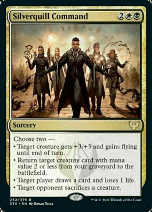Silverquill Command ~ Strixhaven [ NearMint ] [ Magic MTG ]