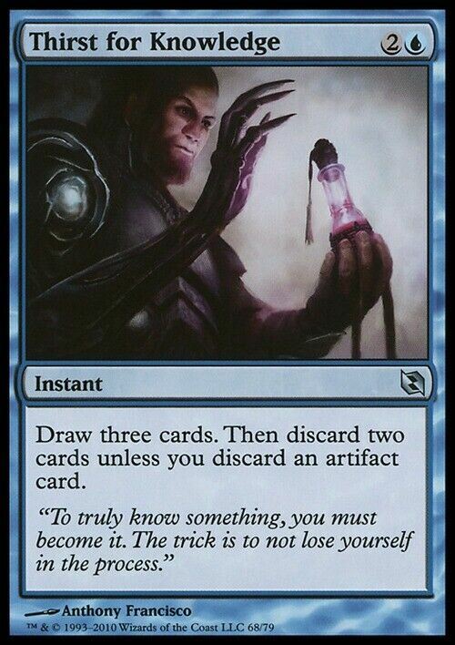 Thirst for Knowledge ~ Duel Decks [ Excellent ] [ MTG ]