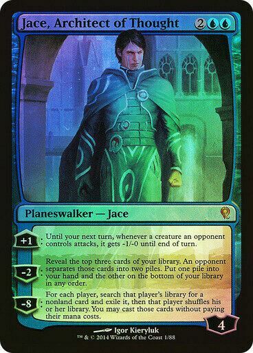 FOIL Jace, Architect of Thought ~ Duel Decks [ Excellent ] [ MTG ]
