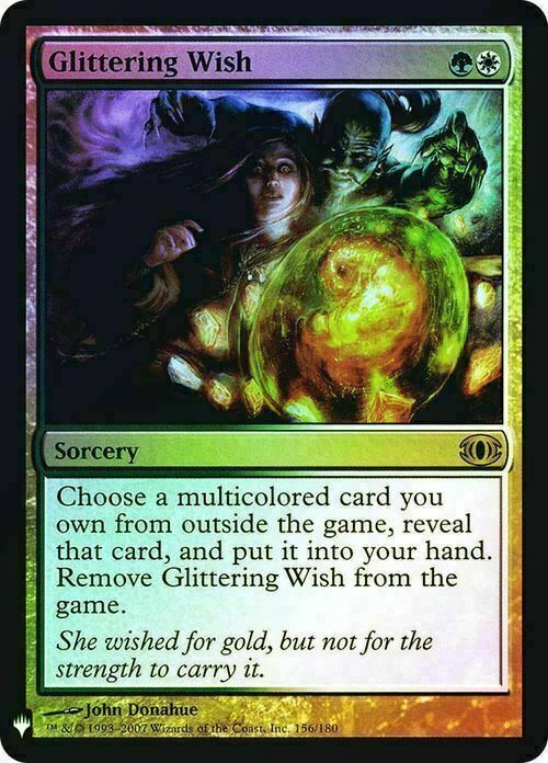 FOIL Glittering Wish ~ Mystery Booster [ NearMint ] [ Magic MTG ]