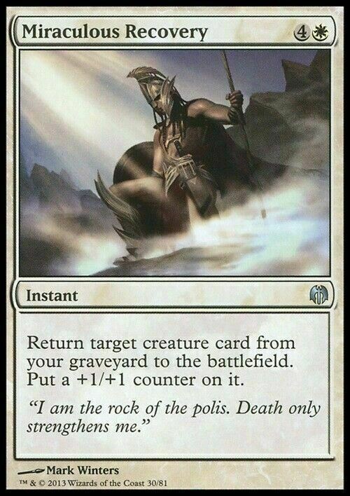 Miraculous Recovery ~ Duel Decks [ Excellent ] [ Magic ]