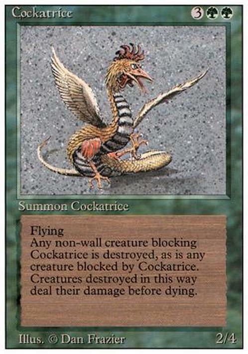 Cockatrice ~ Revised [ Excellent ] [ Magic MTG ] - London Magic Traders Ltd