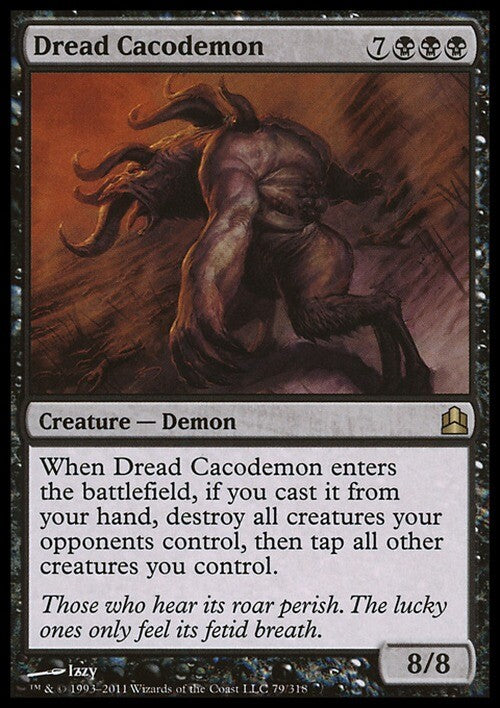 Dread Cacodemon ~ Commander 2011 [ Excellent ] [ Magic MTG ]