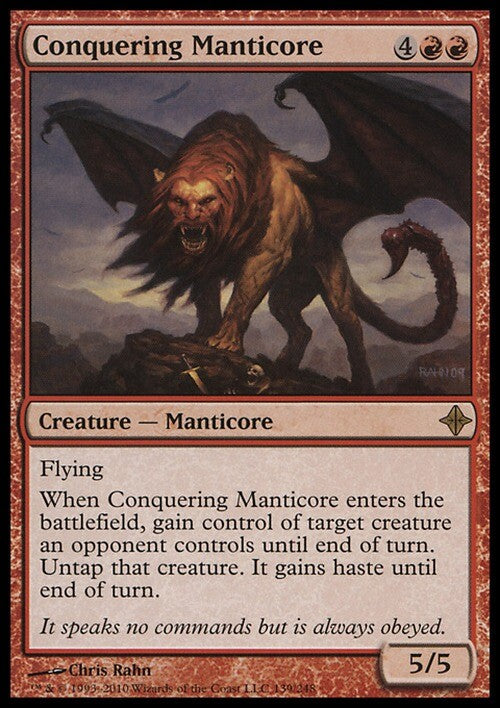 Conquering Manticore ~ Rise of the Eldrazi [ Excellent ] [ Magic MTG ]