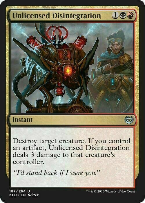 Unlicensed Disintegration ~ Kaladesh [ Excellent ] [ Magic MTG ]