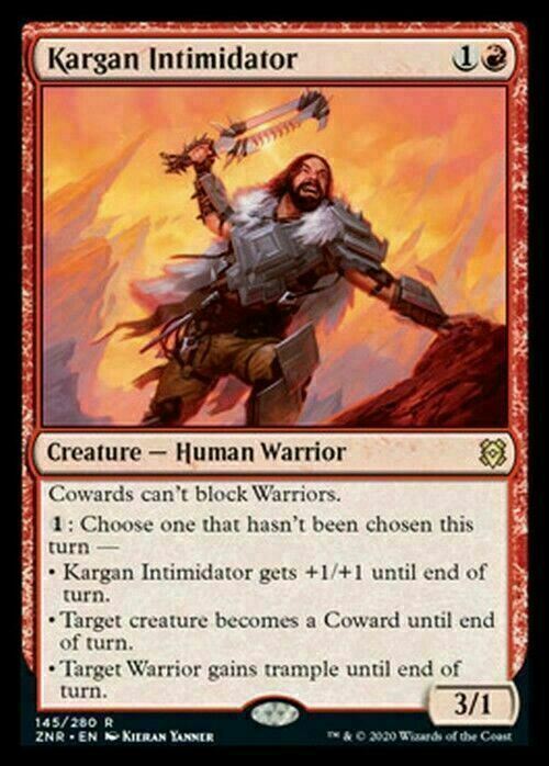 Kargan Intimidator ~ Zendikar Rising [ NearMint ] [ Magic MTG ]