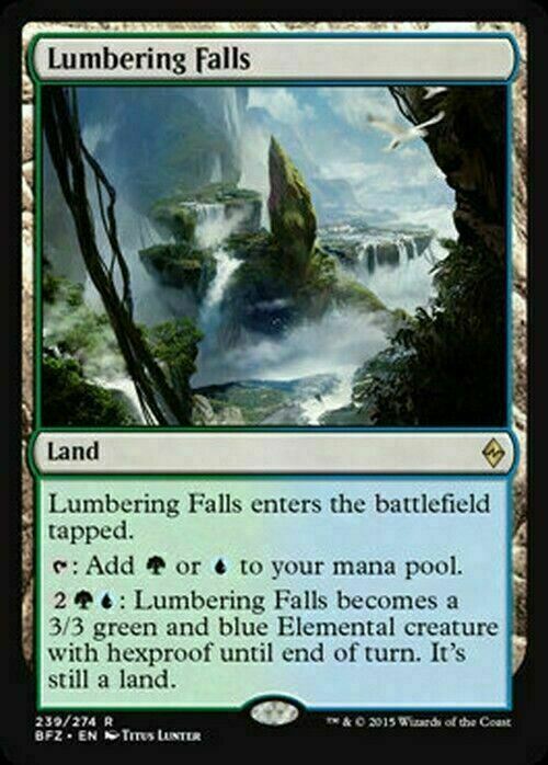 Lumbering Falls ~ Battle for Zendikar [ Excellent+ ] [ Magic MTG ]