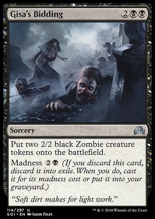 Gisa's Bidding ~ Shadows over Innistrad [ Excellent ] [ Magic MTG ]