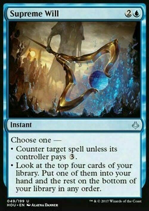 Supreme Will ~ Hour of Devastation [ Excellent ] [ Magic MTG ]