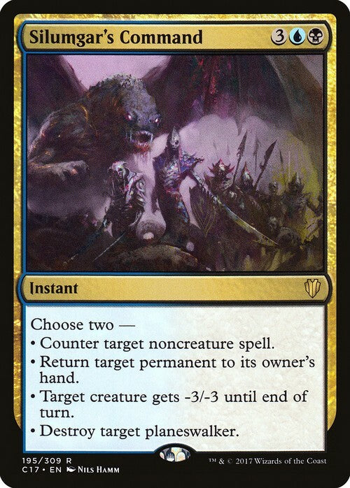 Silumgar's Command ~ Commander 2017 [ Excellent ] [ Magic MTG ]