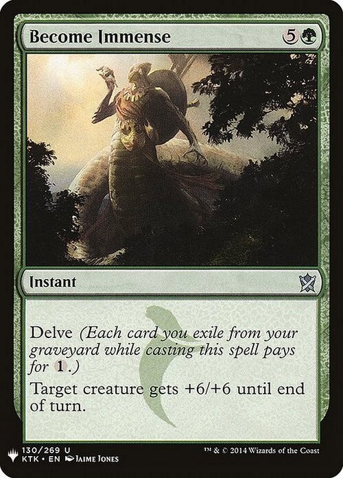 Become Immense ~ Mystery Booster [ NearMint ] [ Magic MTG ]