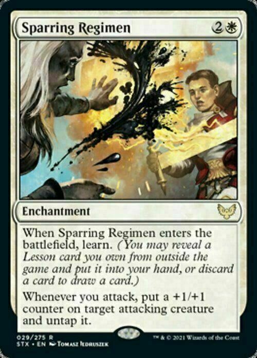 Sparring Regimen ~ Strixhaven [ NearMint ] [ Magic MTG ]