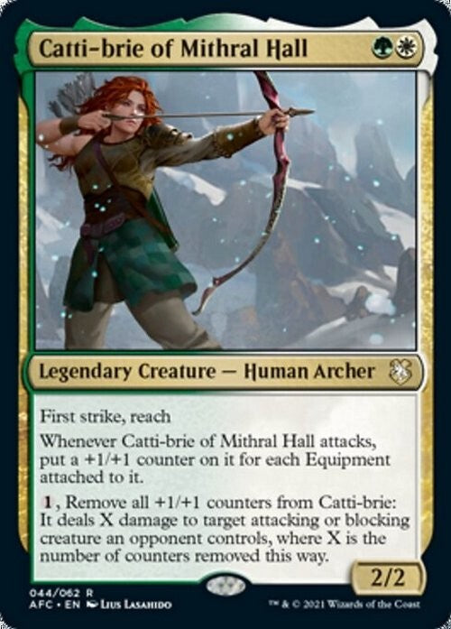 Catti-brie of Mithral Hall ~ Commander: Adventures Forgotten Realms [ NM ]