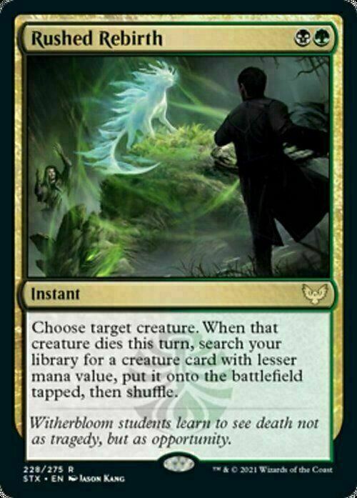 Rushed Rebirth ~ Strixhaven [ NearMint ] [ Magic MTG ]