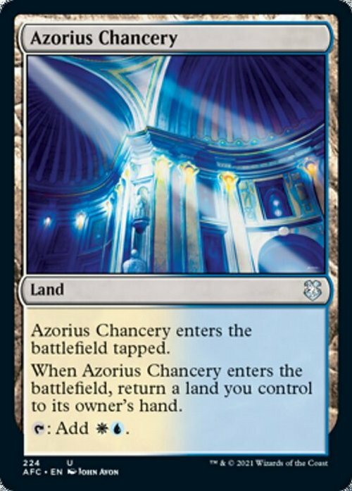Azorius Chancery ~ Commander: Adventures in the Forgotten Realms [ NM ] [ MTG ]