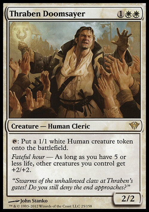 Thraben Doomsayer ~ Dark Ascension [ Excellent ] [ Magic MTG ]