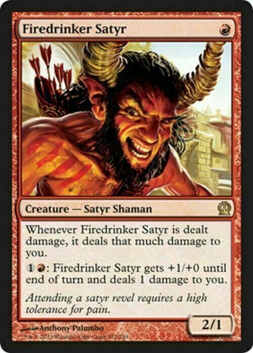 Firedrinker Satyr ~ Theros [ Excellent ] [ Magic MTG ]