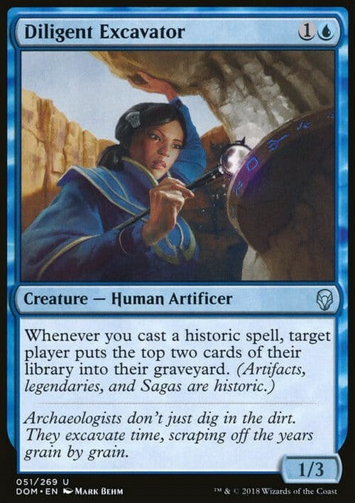 Diligent Excavator ~ Dominaria [ Excellent ] [ Magic MTG ]