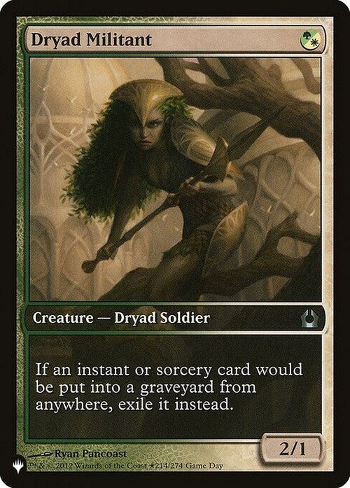 Dryad Militant ~ The List [ NearMint ] [ Magic MTG ]