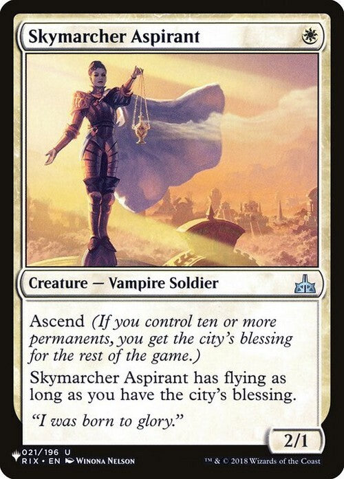 Skymarcher Aspirant ~ The List [ NearMint ] [ Magic MTG ]
