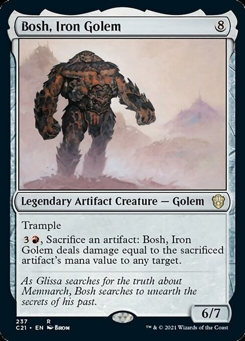 Bosh, Iron Golem ~ Commander: Strixhaven [ NearMint ] [ Magic MTG ] - London Magic Traders Ltd