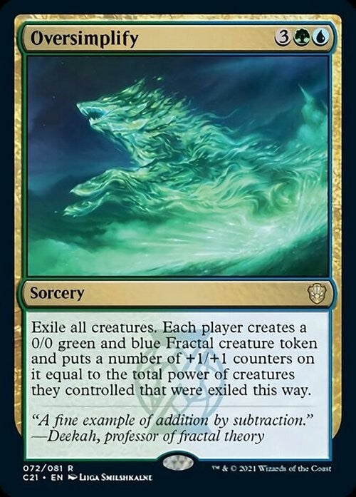 Oversimplify ~ Commander: Strixhaven [ NearMint ] [ Magic MTG ]