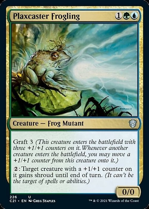 Plaxcaster Frogling ~ Commander: Strixhaven [ NearMint ] [ Magic MTG ]