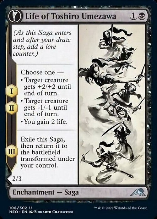 Life of Toshiro Umezawa ~ Kamigawa: Neon Dynasty [ NearMint ] [ Magic MTG ]