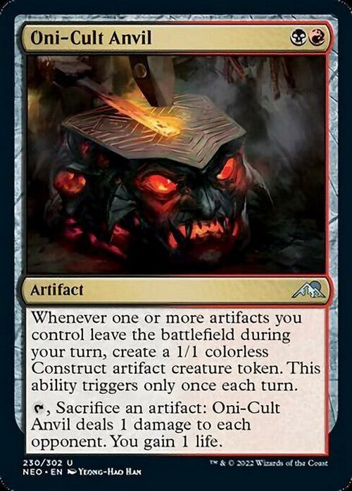 Oni-Cult Anvil ~ Kamigawa: Neon Dynasty [ NearMint ] [ Magic MTG ]