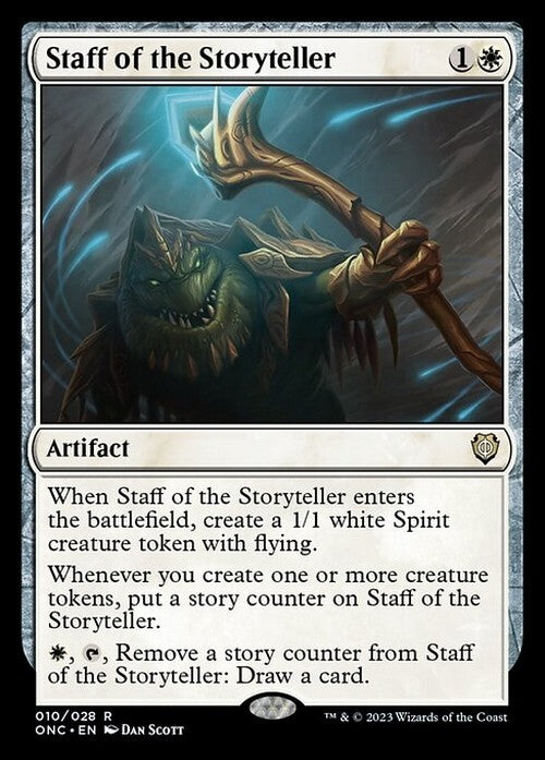 Staff of the Storyteller ~ Commander: Phyrexia: All Will Be One [ NM ] [ MTG ]