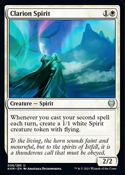 Clarion Spirit ~ Kaldheim [ NearMint ] [ Magic MTG ]