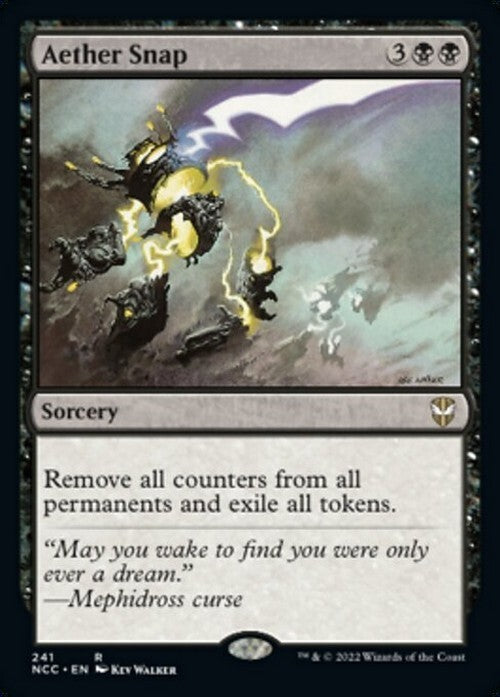 Aether Snap ~ Commander: Streets of New Capenna [ NearMint ] [ MTG ] - London Magic Traders Ltd