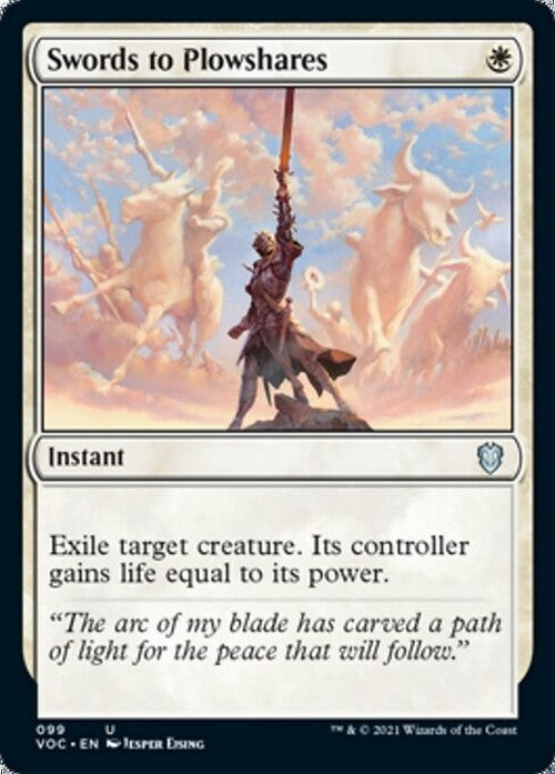 Swords to Plowshares ~ Commander: Crimson Vow [ NearMint ] [ MTG ]
