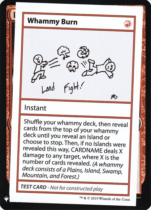 Whammy Burn ~ Mystery Booster Playtest Cards 2019 [ NM ] [ Magic MTG ] - London Magic Traders Ltd