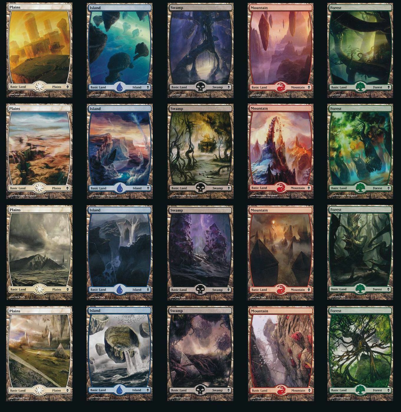 Choose your FULL ART Land ~ Zendikar [ Excellent ] [ Magic the Gathering MTG ]
